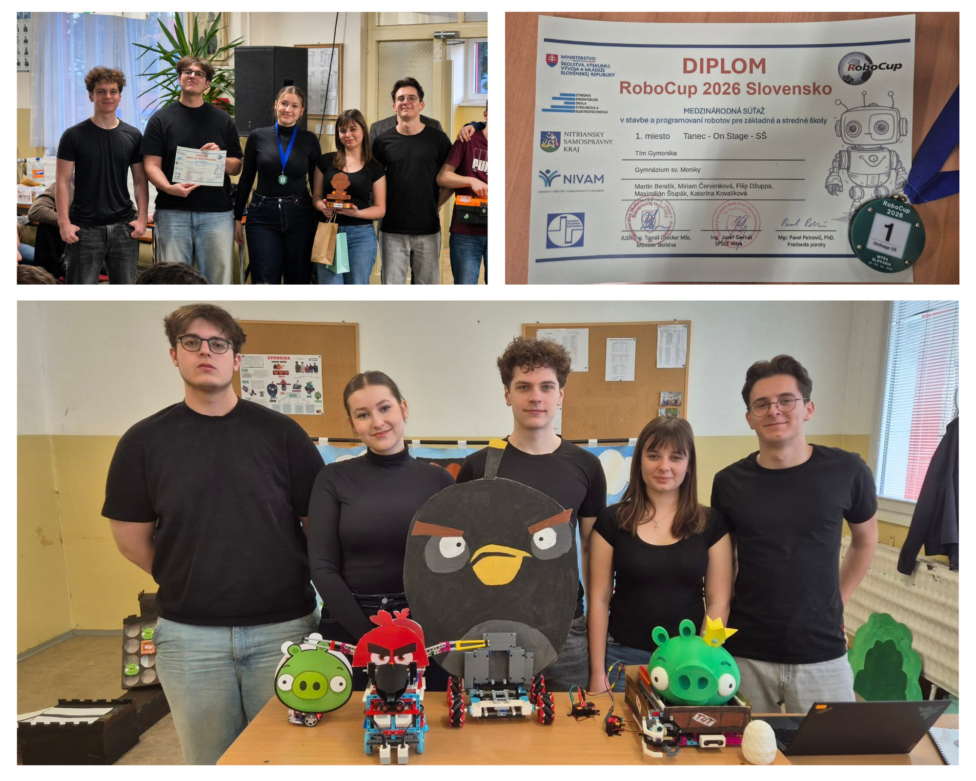 Featured image for “Žiaci GsM postúpili na svetové finále RoboCup v Južnej Kórei”